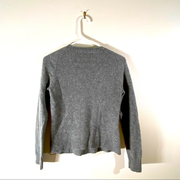 JCrew Llama with Rhinestones 100% Wool Sweater. Size Small. - Picture 2 of 10